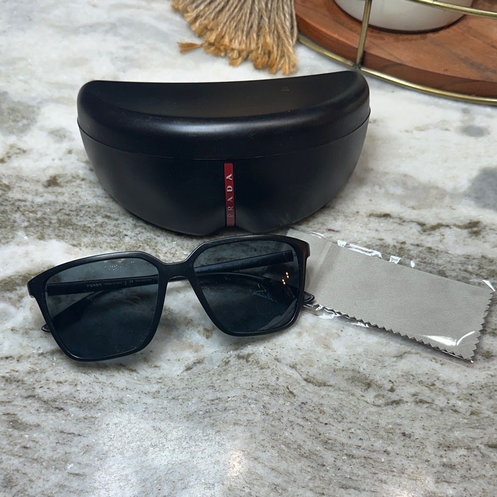 Prada Polarized Black Sunglasses